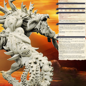 3D Printed Bestiary Vol. 4 Nafarrate - Pon'uglrit Bugbear 32mm Ragnarok D&D - Charming Terrain