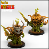 3D Printed Print Your Monsters Pumpkin Lord Pumpkins Attack Pack 28mm - 32mm D&D Wargaming