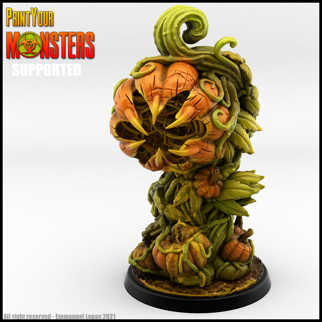 3D Printed Print Your Monsters Pumpkin Plant Pumpkins Attack Pack 28mm - 32mm D&D Wargaming