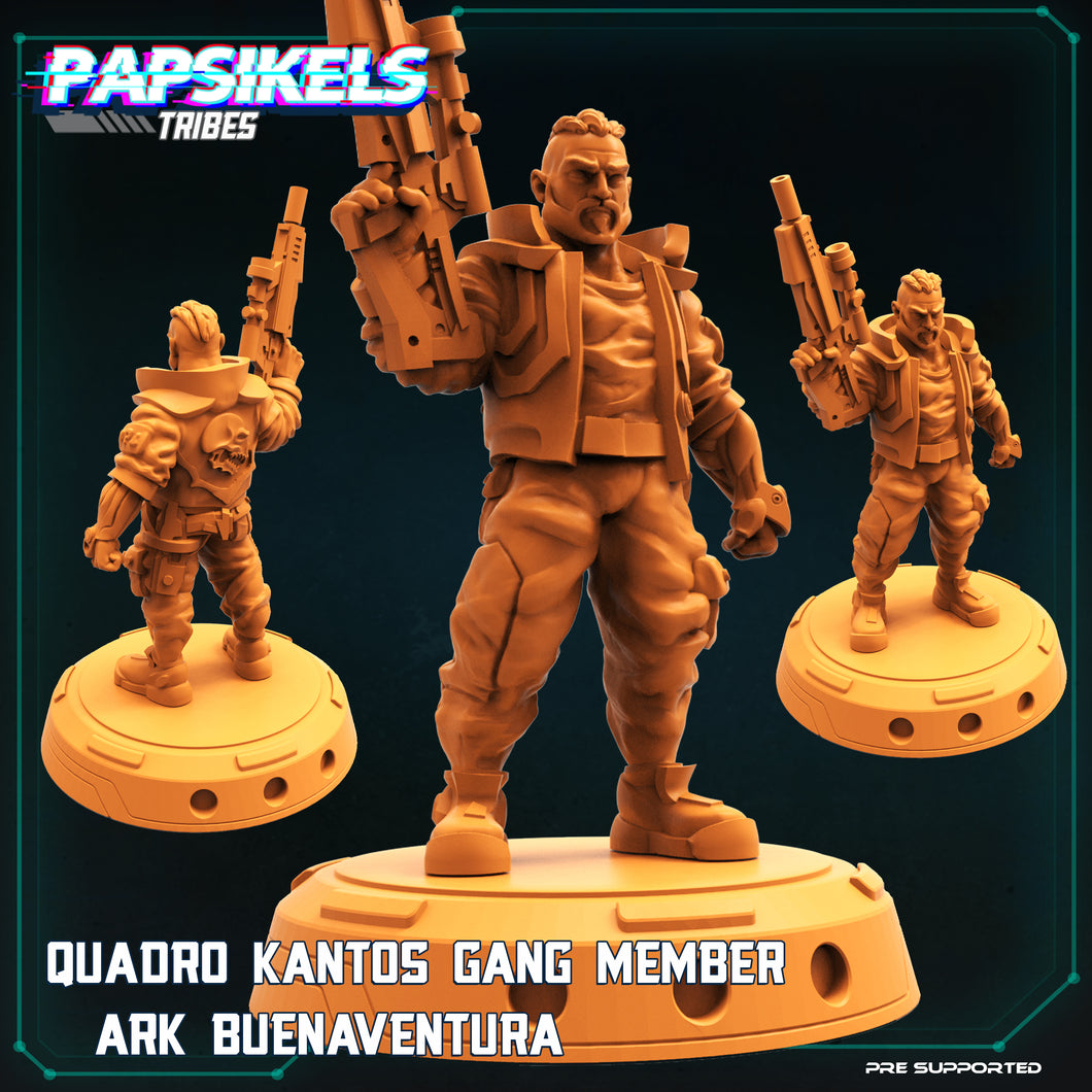 3D Printed Papsikels Cyberpunk Sci-Fi Quadro Kantos Gang Ark Buenaventura - 28mm 32mm