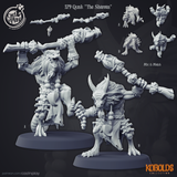 3D Printed Cast n Play Qunk The Shaman Kobold Collection 28 32mm D&D