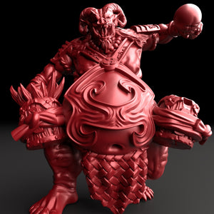3D Printed Bestiary Vol. 5 Nafarrate - Raijin 32mm Ragnarok D&D