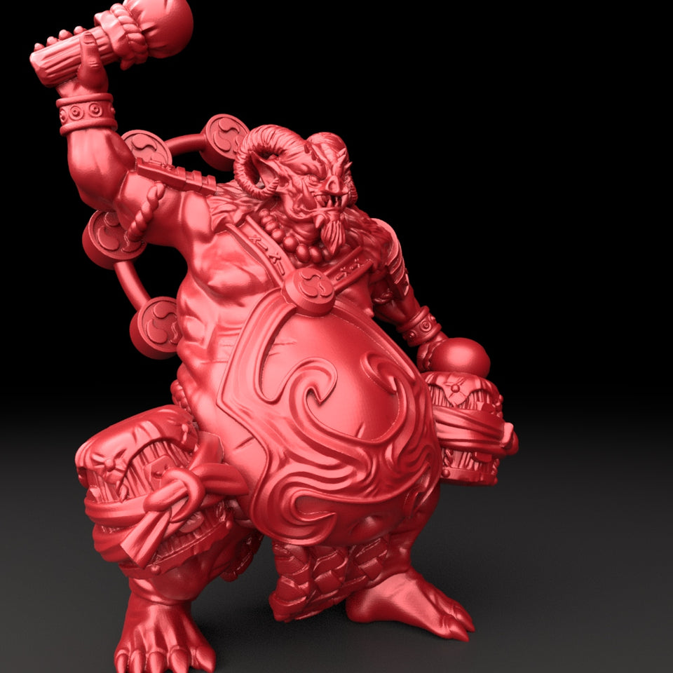 3D Printed Bestiary Vol. 5 Nafarrate - Raijin 32mm Ragnarok D&D