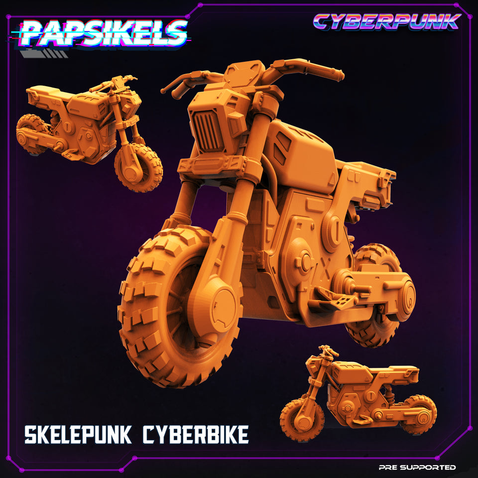 3D Printed Papsikels Cyberpunk Sci-Fi Cyber Skelerider Arturito - 28mm 32mm
