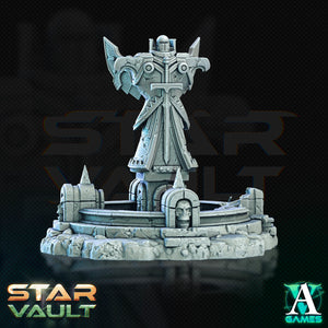 3D Printed Archvillain Games Sci-Fi Diorama The Star Vault 28 32mm D&D
