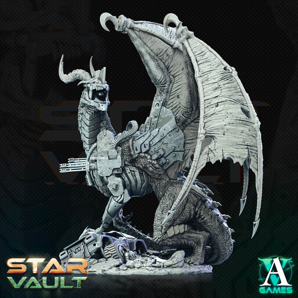 3D Printed Archvillain Games Xarga Galactic Tyrant The Star Vault 28 32mm D&D