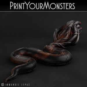 3D Printed Print Your Monsters Sentinel Viper Total Serpents 28mm - 32mm D&D Wargaming