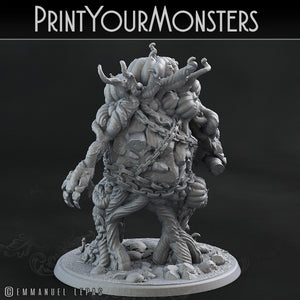 3D Printed Print Your Monsters Smiling Killer Pumpkin Attack Pack II 28mm - 32mm D&D Wargaming
