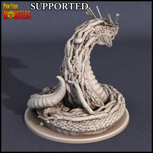 3D Printed Print Your Monsters Swamp Snake Swamp Invasion 28mm - 32mm D&D Wargaming