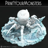 3D Printed Print Your Monsters Snowdevil Adult Spider 28mm - 32mm D&D Wargaming