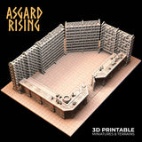 3D Printed Asgard Rising Tavern Modular Terrain Set 28mm - 32mm