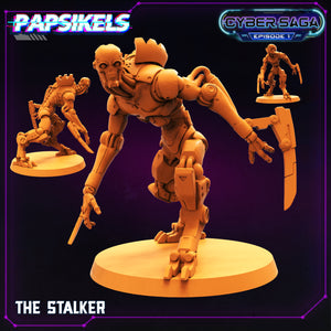 3D Printed Papsikels Cyberpunk Sci-Fi The Stalker Cyber Saga - 28mm 32mm