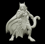 3D Printed Bestiary Vol. 4 Nafarrate - Ishu Tigress 32mm Ragnarok D&D - Charming Terrain