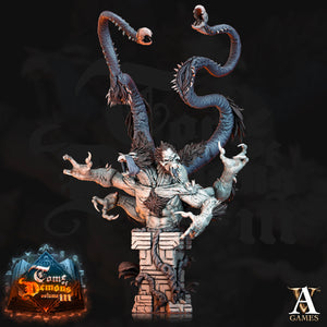 3D Printed Archvillain Games Kagon - Bust Tome of Demons 28 32mm D&D