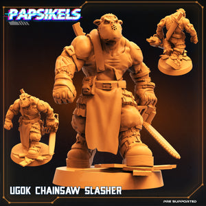 3D Printed Papsikels Cyberpunk Sci-Fi Ugok Chainsaw Slasher - 28mm 32mm