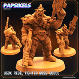 3D Printed Papsikels Cyberpunk Sci-Fi Ugok Rebel Fighter Set - 28mm 32mm