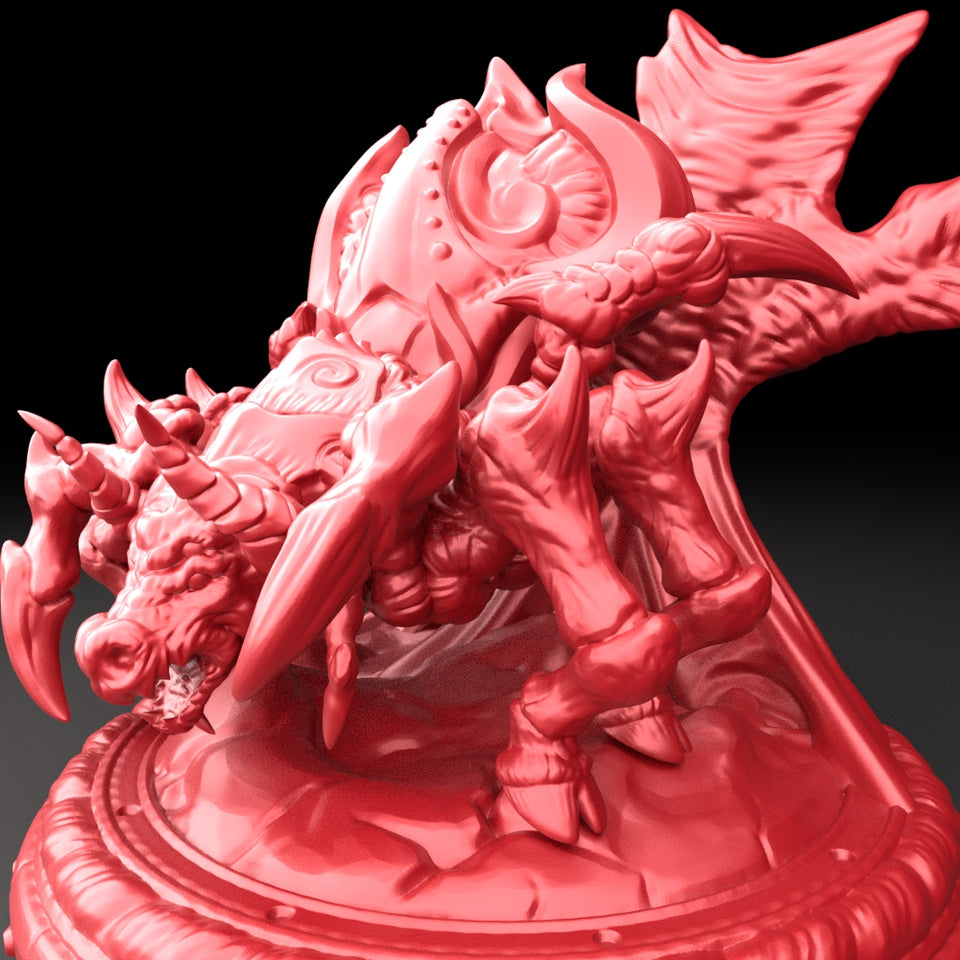 3D Printed Bestiary Vol. 5 Nafarrate - Ushi Oni 32mm Ragnarok D&D