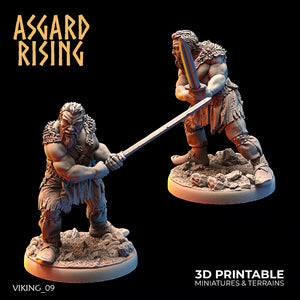 3D Printed Asgard Rising Vikings of the White Bear Clan Hideout Keepers 28mm - 32mm