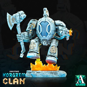 3D Printed Archvillain Games Norgrem Ironclads Vahlstahd - Norgrem Clan 28 32mm D&D