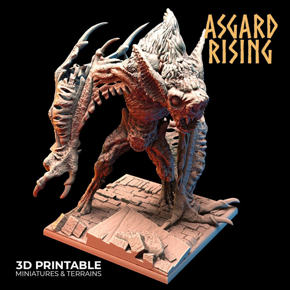 3D Printed Asgard Rising Varkolak Undead Creature 28mm - 32mm D&D