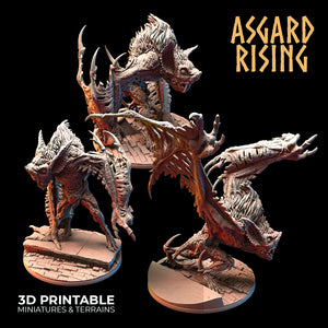 3D Printed Asgard Rising Varkolak Undead Creature 28mm - 32mm D&D