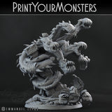 3D Printed Print Your Monsters Verdant Hydra Carniflora Jungle Predators 28mm - 32mm D&D Wargaming