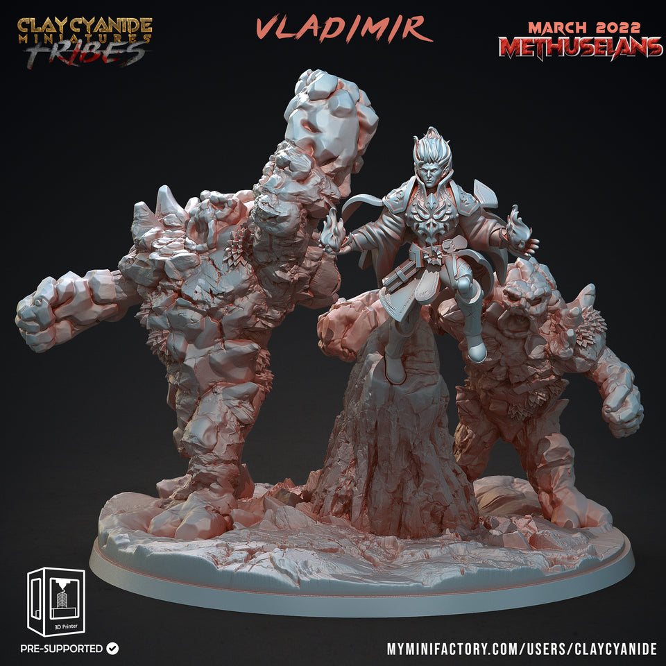 3D Printed Clay Cyanide Methuselans Vampires Tribes Factions Ragnarok D&D