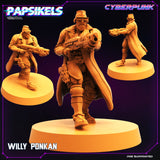 3D Printed Papsikels Cyberpunk Sci-Fi Willy Ponkan - 28mm 32mm