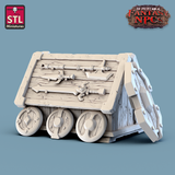 3D Printed STL Miniatures Weapons Merchant Set Fantasy NPC 28mm - 32mm War Gaming D&D