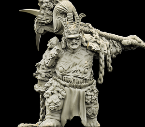 3D Printed Bestiary Vol. 4 Nafarrate - Xing Tiang Chinese Warrior 32mm Ragnarok D&D - Charming Terrain