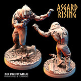 3D Printed Asgard Rising Zombies Undead Set 28mm - 32mm