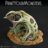 3D Printed Print Your Monsters Zombie Worm Total Worms 2 Set 28mm - 32mm D&D Wargaming