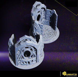 3D Printed SAWANT3D Wood Elf Archer Position 28 32mm Ragnarok d&d