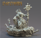 3D Printed Clay Cyanide Mammon Ragnarok D&D