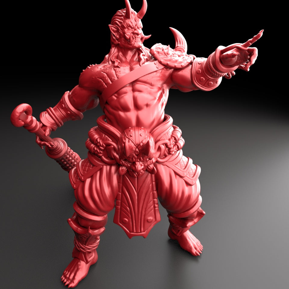 3D Printed Bestiary Vol. 5 Nafarrate - Oni 32mm Ragnarok D&D