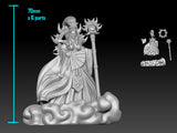 3D Printed Bestiary Vol. 5 Nafarrate - Amaterasu 32mm Ragnarok D&D