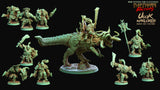 3D Printed Clay Cyanide Ugok Warlords Orks Tribes Factions Ragnarok D&D