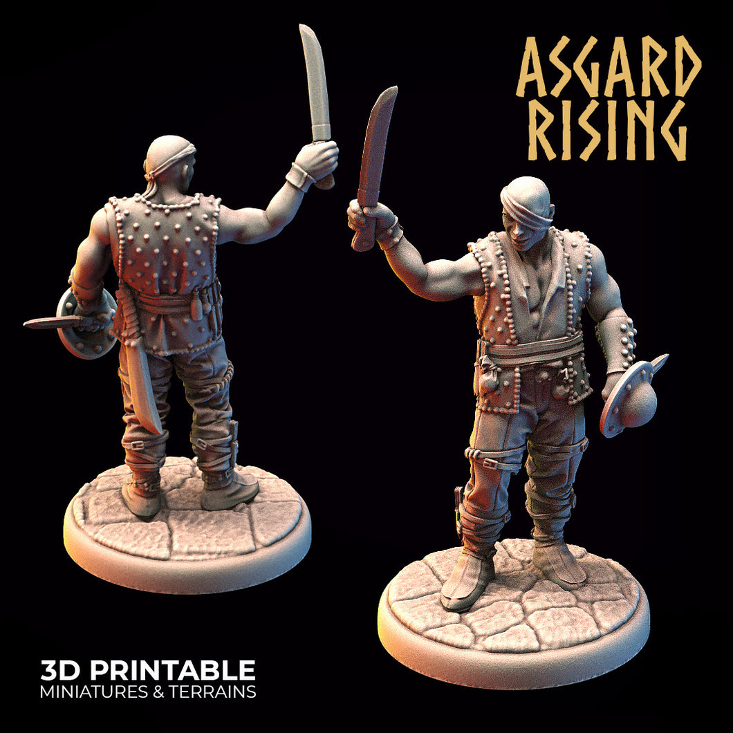 3D Printed Asgard Rising Bandit Chieftain 28mm-32mm Ragnarok D&D - Charming Terrain