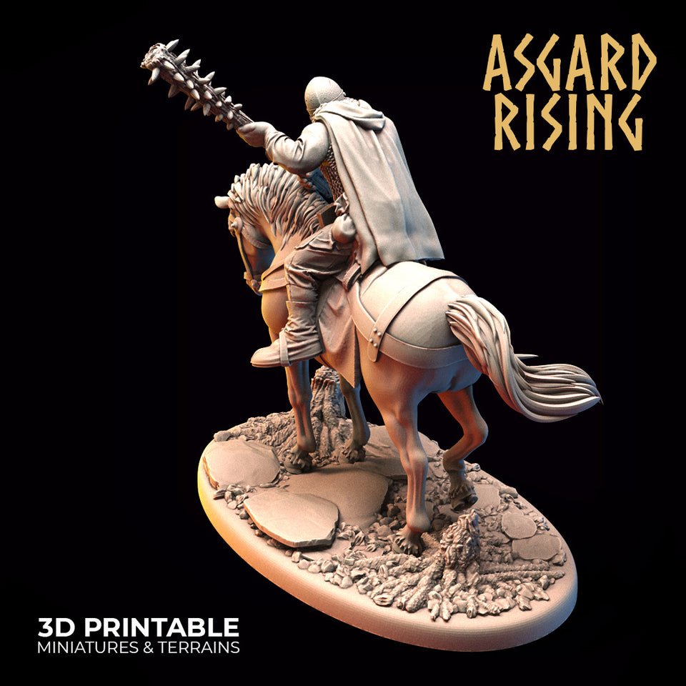 3D Printed Asgard Rising Bandit Riders Deserters Modular Warband 28mm - 32mm - Charming Terrain