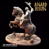 3D Printed Asgard Rising Bandit Riders Outcasts Modular Warband 28mm - 32mm - Charming Terrain