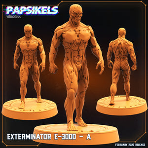 3D Printed Papsikels Cyberpunk  Sci-Fi - Exterminator E-3000 - A - 28mm 32mm