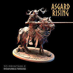 3D Printed Asgard Rising Draugr - Undead Skeleton Fallen Knights Set 28mm - 32mm