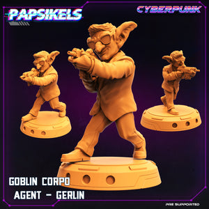 3D Printed Papsikels Sci-Fi Goblin Heist Set Corpo World  - 28mm 32mm