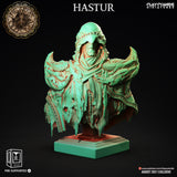 3D Printed Clay Cyanide Hastur Bust Great Old Gods Ragnarok D&D