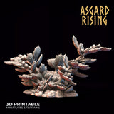 3D Printed Asgard Rising Hazel Bush Set 28 - 32mm Ragnarok D&D - Charming Terrain