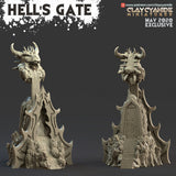 3D Printed Clay Cyanide Hell's Gate Portal Angels VS Demons Ragnarok D&D