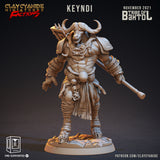 3D Printed Clay Cyanide Baktols Bull Minitours Factions Ragnarok D&D