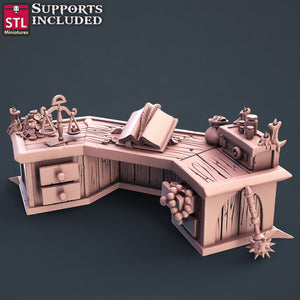 3D Printed STL Miniatures Lender Set Fantasy NPC 2 | 28 - 32mm War Gaming D&D
