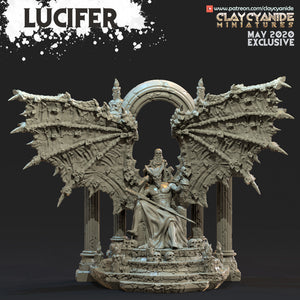 3D Printed Clay Cyanide Lucifer Angels VS Demons Ragnarok D&D