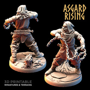 3D Printed Asgard Rising Mortimer The Grave Robber 28mm-32mm Ragnarok D&D